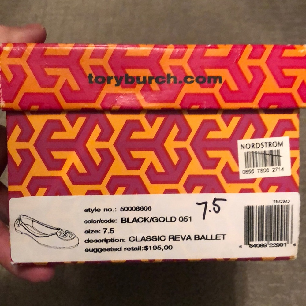 Authentic Tory Burch Classic Reva Ballet - Picture 2 of 6